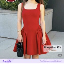 Girls Red Dress