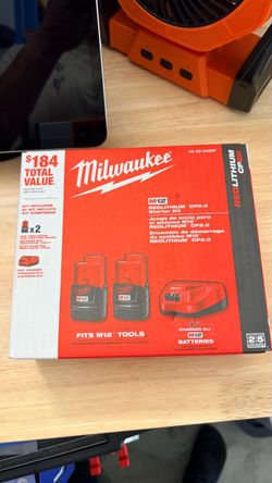 Milwaukee M12 REDLITHIUM CP2.0 Starter Kit