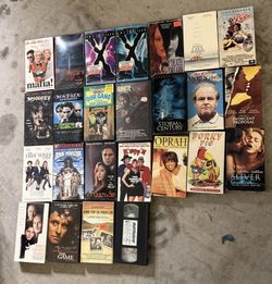 25 vhs tapes, rare