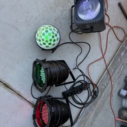 DJ Lights $130 for all ( Hesperia Ca )