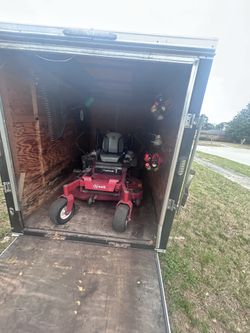 Lawn care equipment and trailer for sale