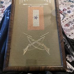 Military Framed WWI “Son Of Service” Banner