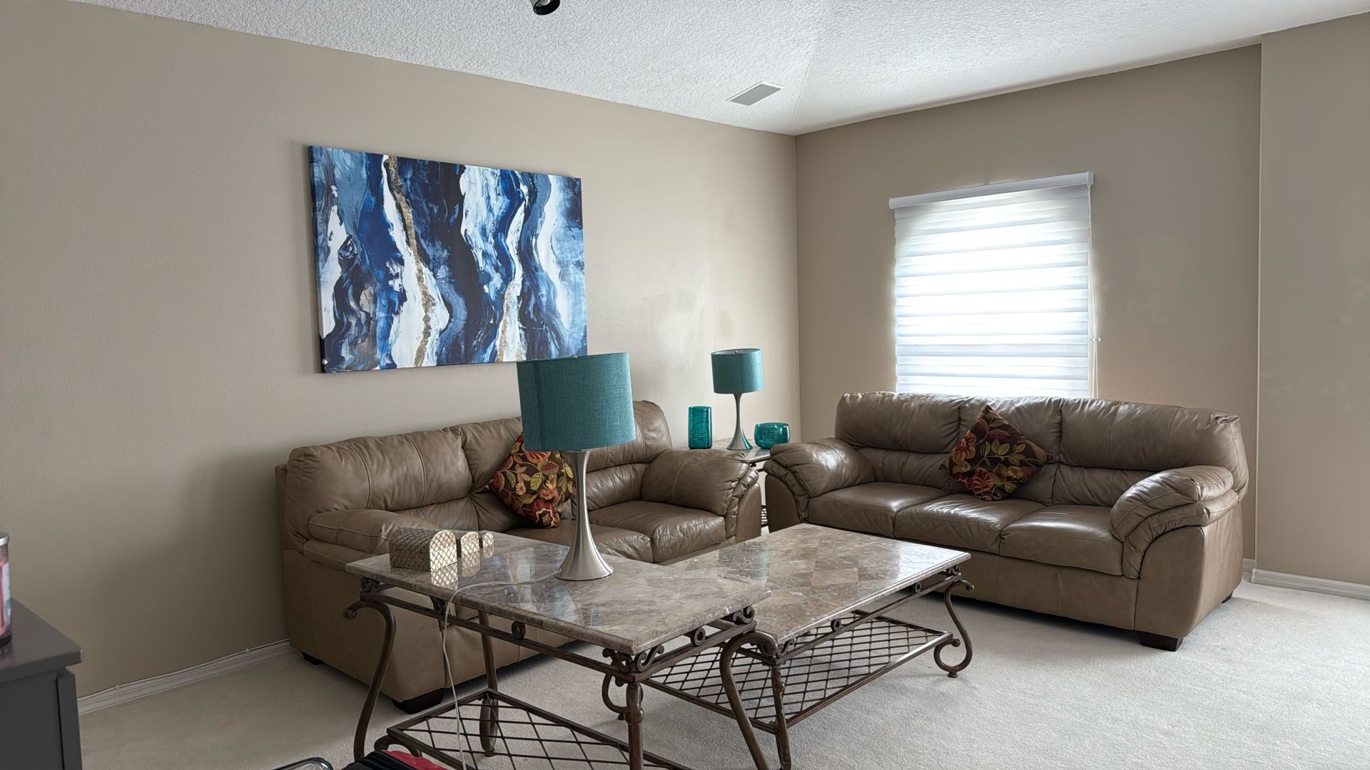 Living Room Sofas With Marble 4 Marble Tables And Lamps