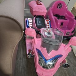kids Pink Motorcycle