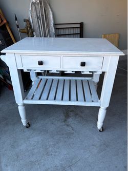 Marble kitchen island or table