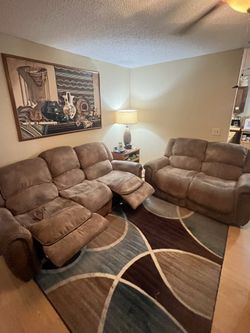 Recliner, Sofa, & Love Seat Living Room Set 