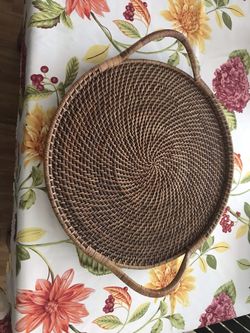 Wicker Pampered Chef tray