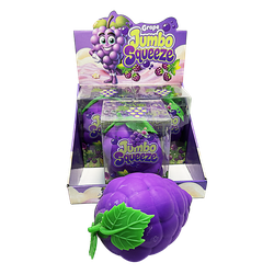 4 Pack – Jumbo Grape Squishy Sensory Stress Toy