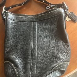 Coach Leather Shoulder Bag