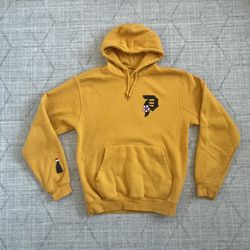 Primitive x Kikkoman Soy Sauce Adult Unisex Gold Yellow Graphic Pullover Hoodie