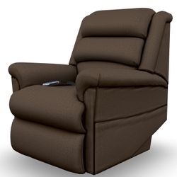 La-Z-Boy Astor Platinum Power Lift Recliner w/ Headrest&Lumbar,fabric seat(address in description)