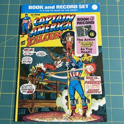 Captain America And Falcon Pr12 Comic And Record