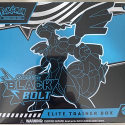 Pokemon TCG Scarlet & Violet Black Bolt Elite Trainer Box ETB 