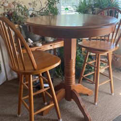 Pub Table And Bar Chairs