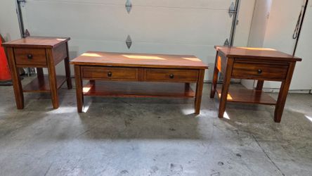 center table and end tables