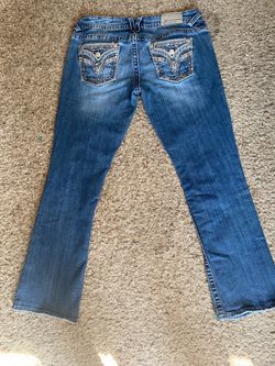 Vigoss Embellished Pocket Bootcut Jeans