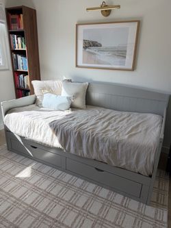 Brand new twin bed with storage and trundle