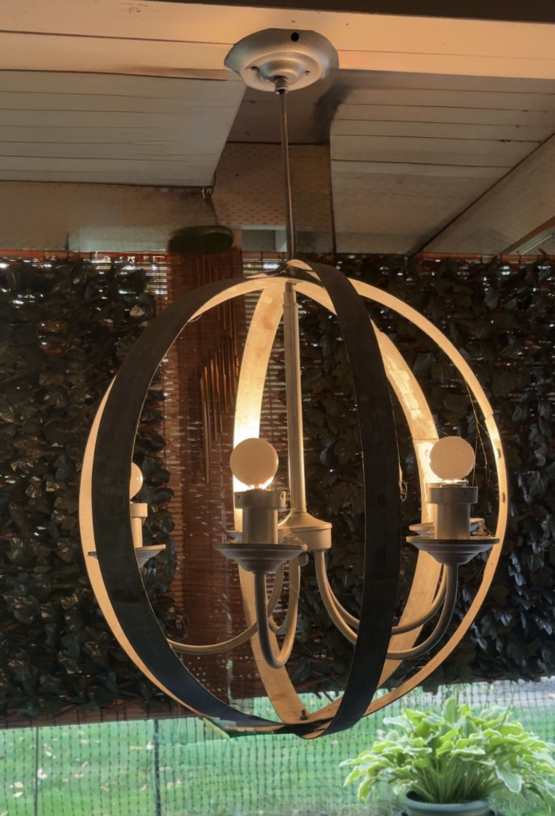 Barrel Rings Chandelier