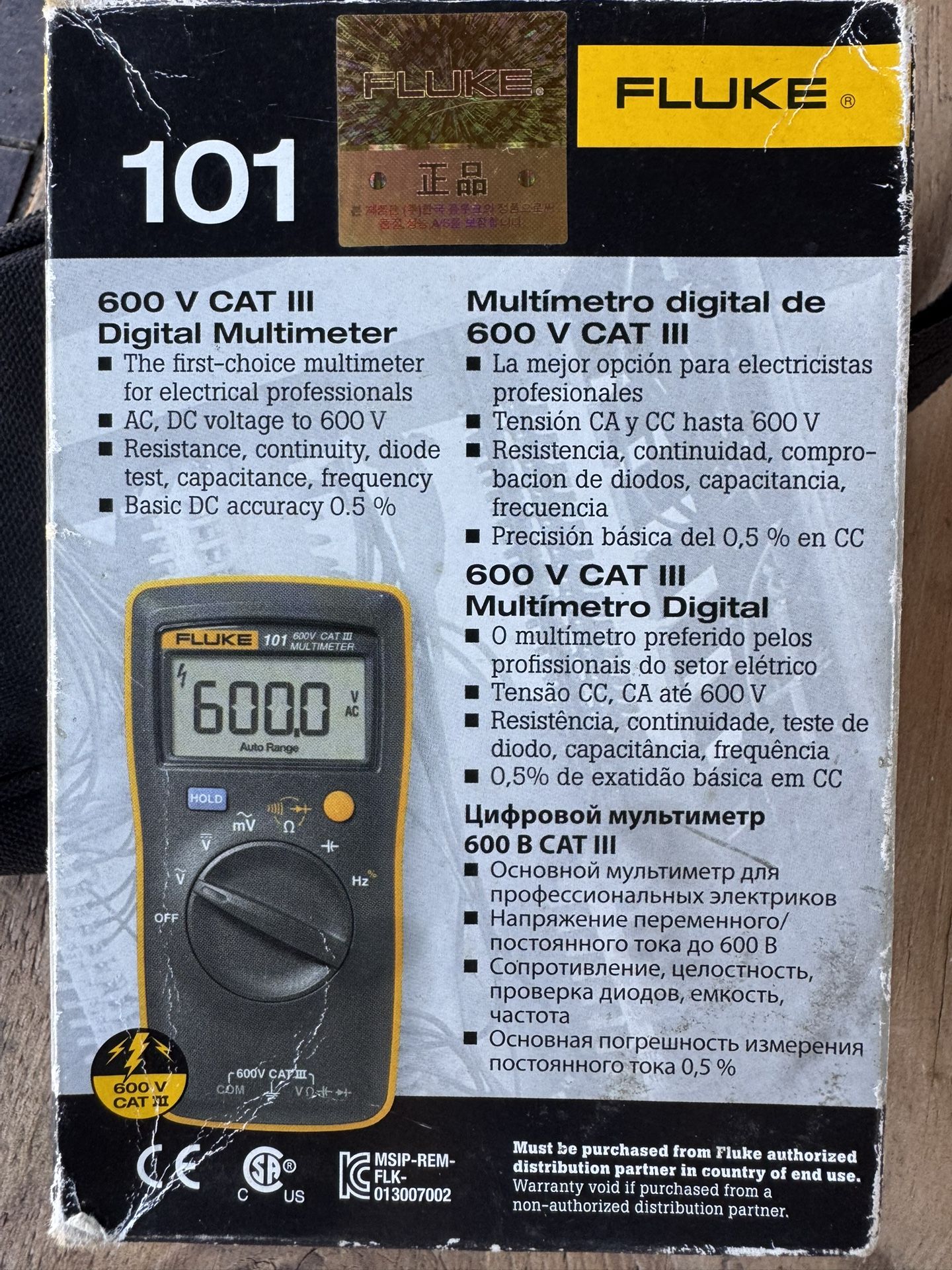 Multimetro FLUKE 101