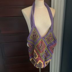 Knitted Shoulder Bag  Hand Made! 