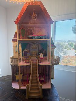 KidKraft Disney Princess Belle Enchanted Dollhouse