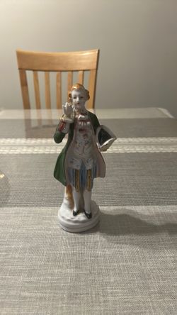 Victorian Man and Woman In Period Clothing Figurine