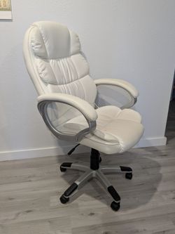 White Leather Chair