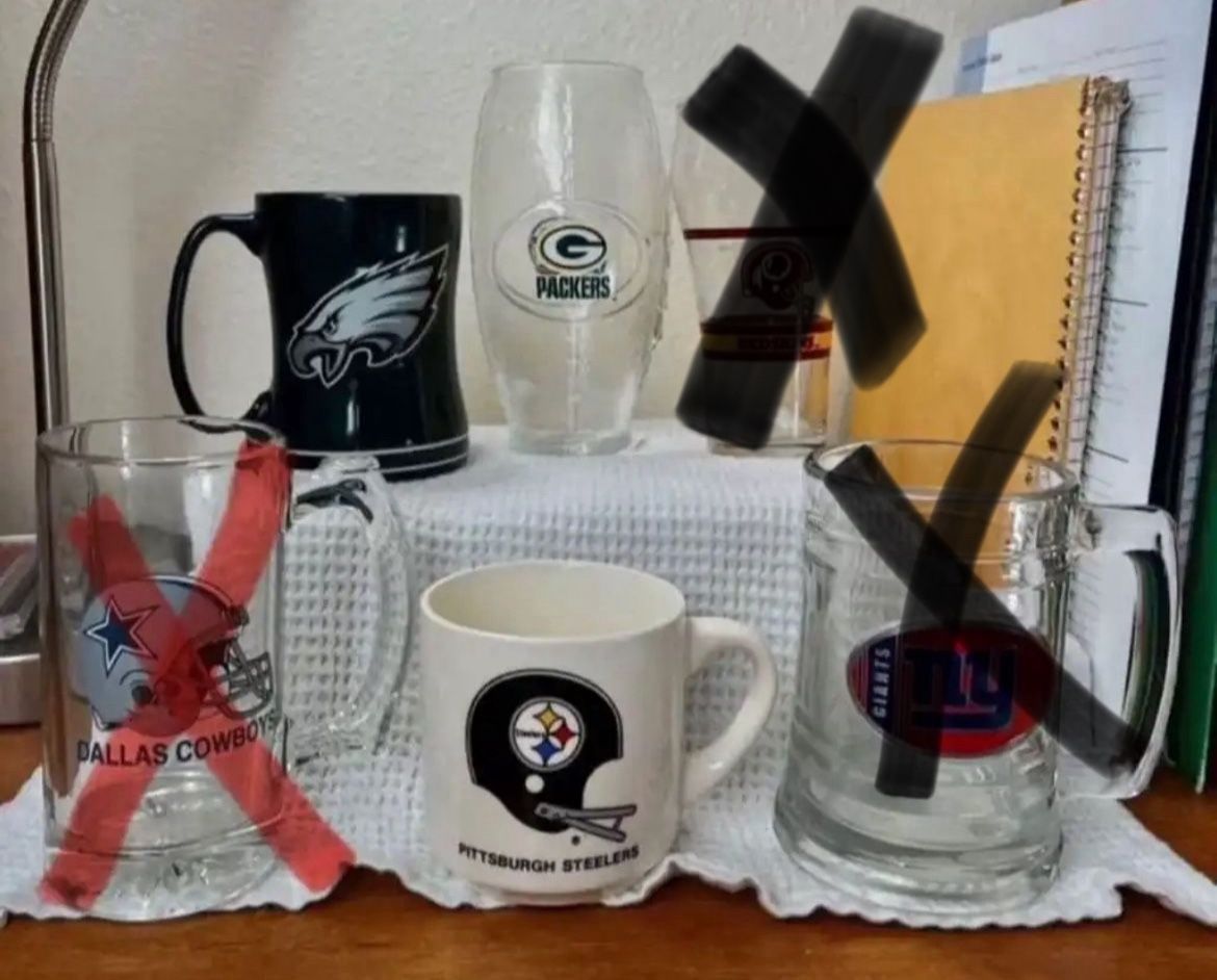 NFL Team mugs, pm for details