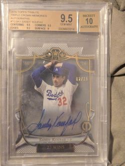 Sandy Koufax Autograph