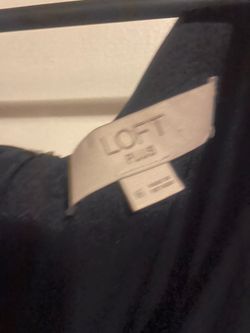 Loft navy dress size 16