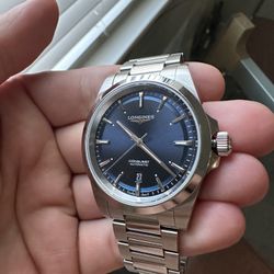 Longines Conquest Automatic Watch 41mm Blue