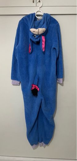 Eeyore Fleece Onesie Costume Pajamas