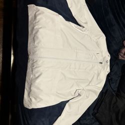 Adar white jacket for nursing XL