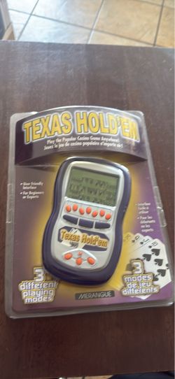 Merangue Texas Hold'em Handheld Electronic Game