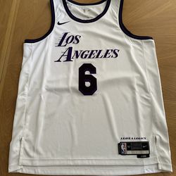 Lebron James Nike LA Lakers City Edition Jersey Size 52! for Sale