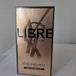 DISCONTINUED AND LIMITED EFITION YVES SAINT LAURANT LIBRE VANILLA COUTURE EAU DE PARFUM 1.6OZ/50ML,  NEW SEALED BOX