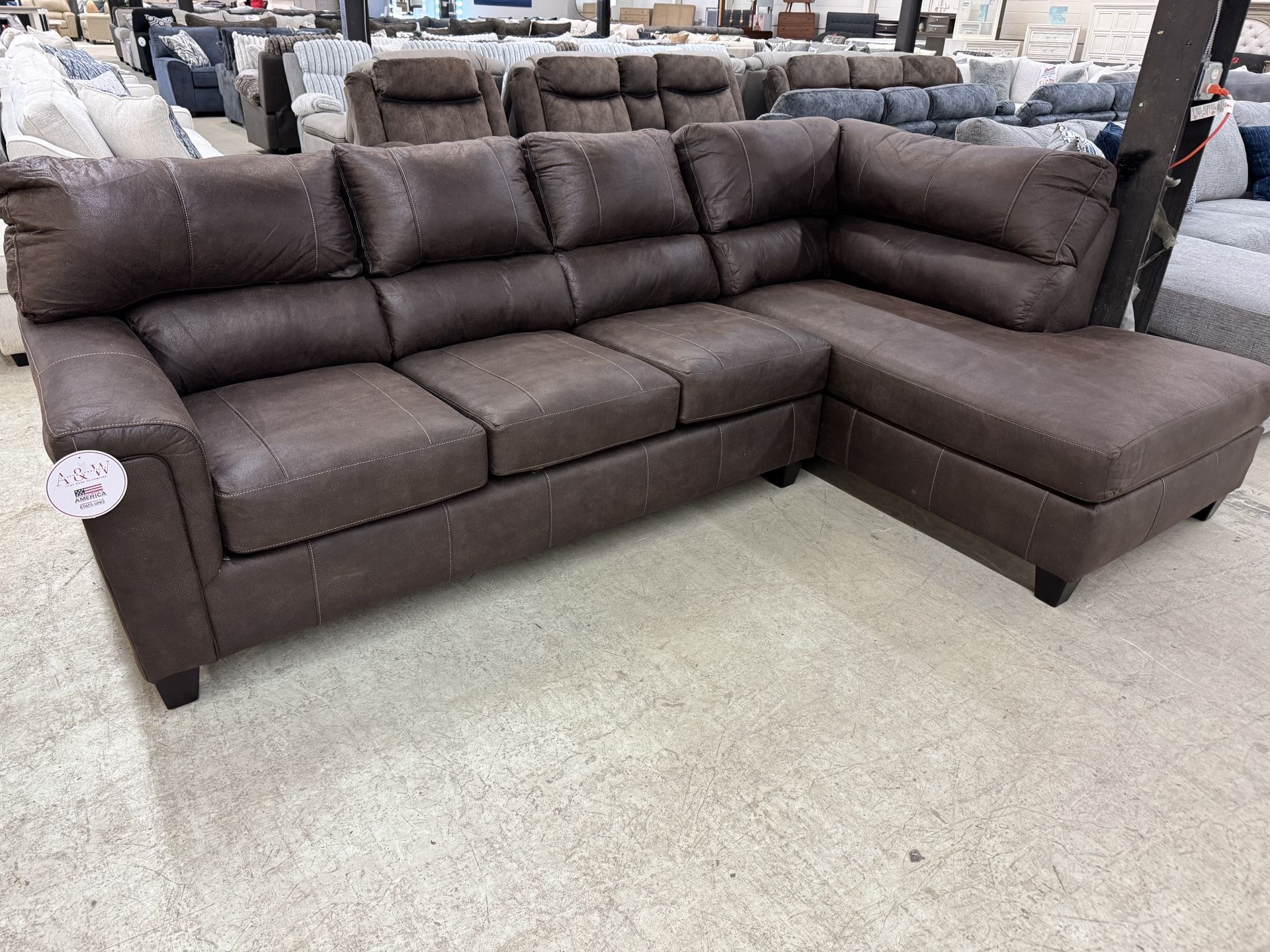 Two Piece Brand New Sectional