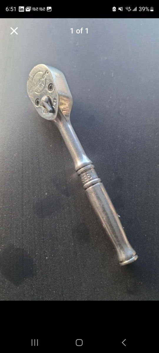 Snap On T936 1/4 Drive Ratchet