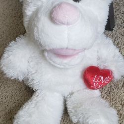 Singing Teddy Puppet "Love Will Keep Us Together "