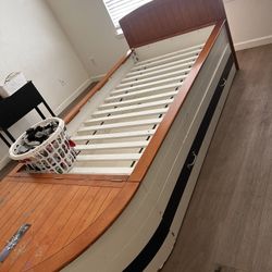 Captains Bed With Pullout Bed