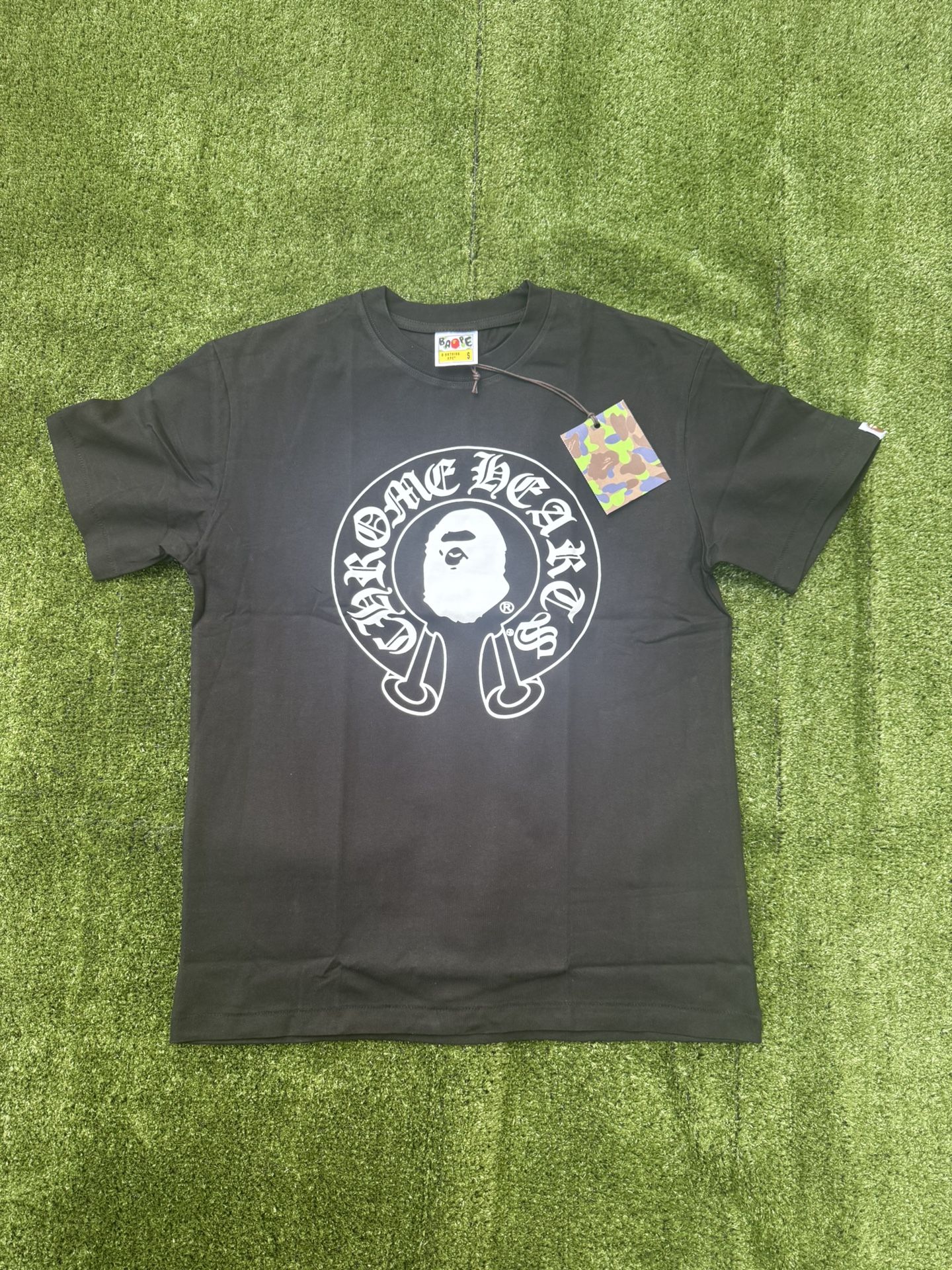 BAPE X Chrome Hearts Baby Milo T Shirt Black