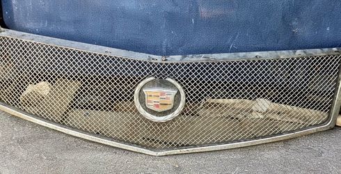 Cadillac CTS Chrome Mesh Grille (Fits 2003 - 2007 Models) - E&G Style