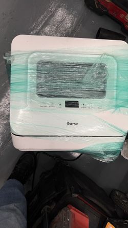 Cost way portable Countertop Dishwasher compact Dishwashing machine W/7.5L Openable Water Tank & Inlet Hose