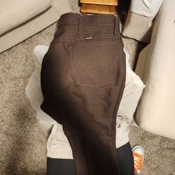 Brown Wrangler Cowboy Dress Trousers 