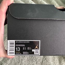Jordan Dub Zero men’s size 13