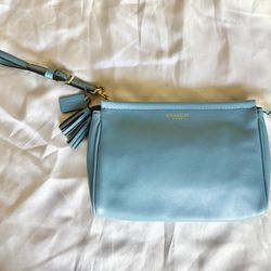 Coach Light Blue Wristlet – Very Good Condition – $40 (South Pasadena)