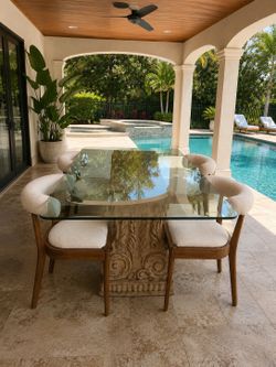 Thomasville Santiago Collection Dining Table – 46” x 80” – One-of-a-Kind Statement Piece indoor- out