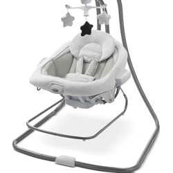 Graco DuetConnect LX Portable Baby Swing and Bouncer.