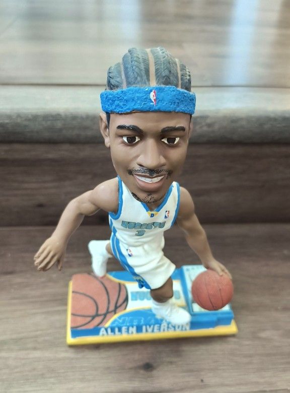 Allen Iverson Denver Nuggets NBA Forever Collectibles Lmt. Ed. Legends Of "The Court" Bobblehead!!!