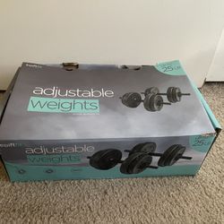 SwiftFit Adjustable Dumbbells 25 lb Set / Set De Pesas